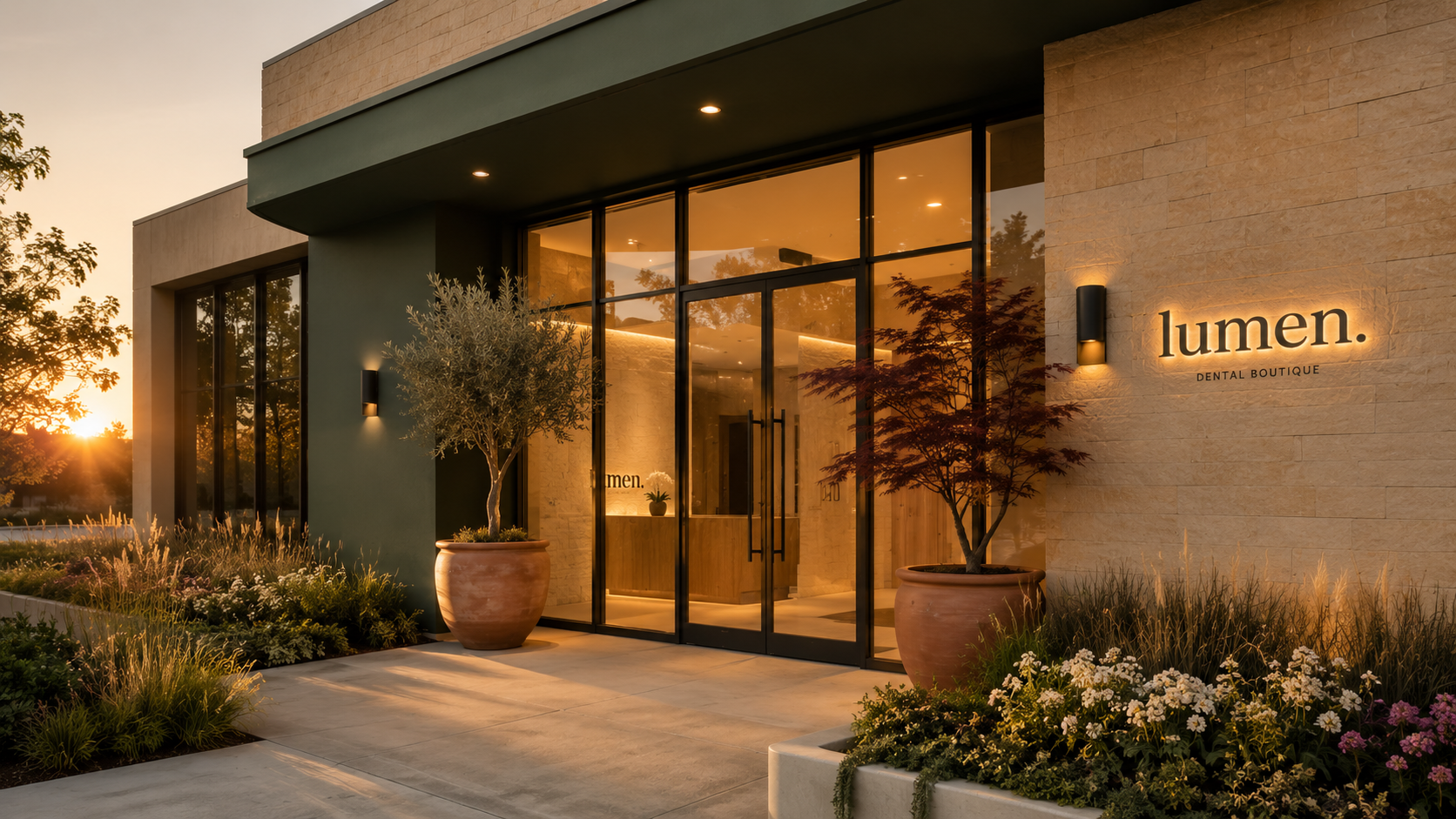 Dentination — exterior entrance